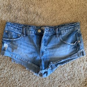 Free people jean shorts